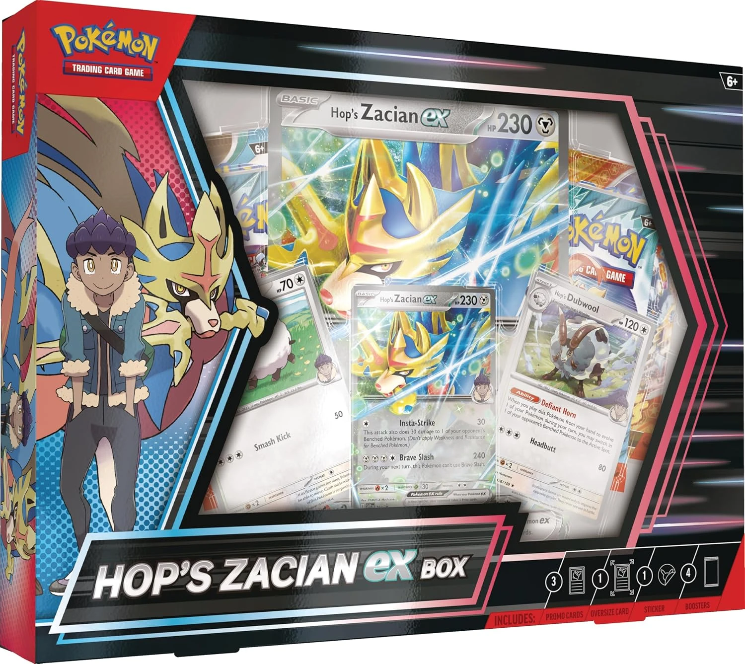 POKEMON TCG JOURNEY TOGETHER HOP'S ZACIAN EX BOX ENG