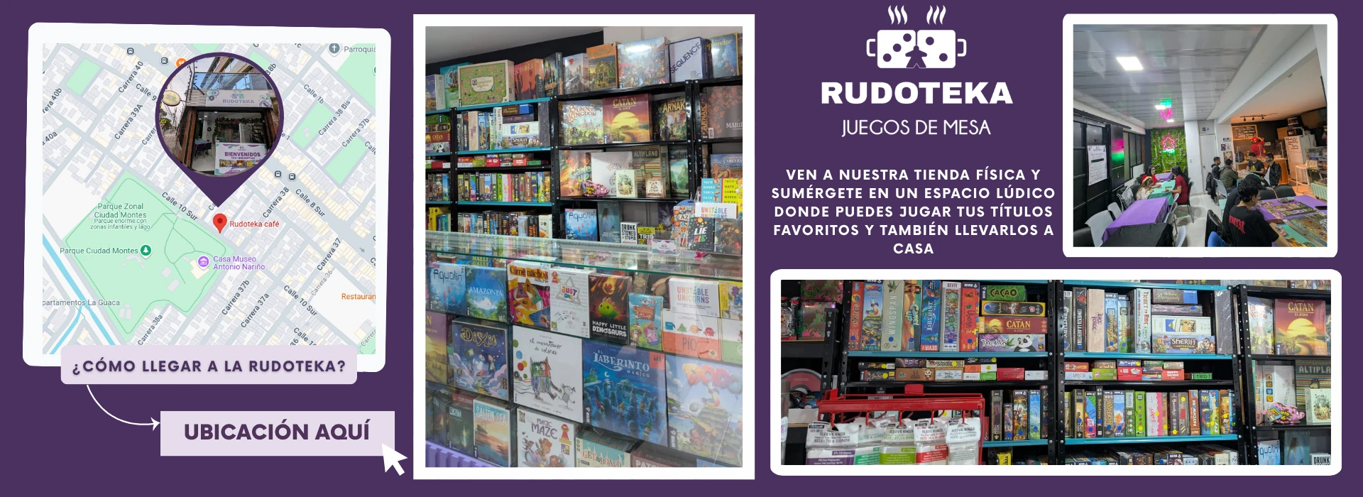 Mapa de ubicación de Rudoteka en Bogotá